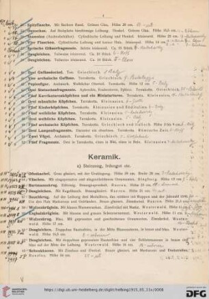 Keramik (Nr. 53-140)