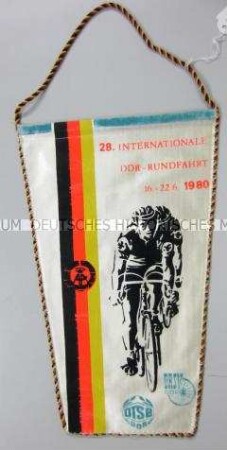 Wimpel der 28. Internationalen DDR-Rundfahrt