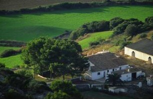 Spanien. Menorca. Mont El Torro. Bauernhof