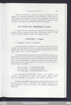 Chapitre I. Origine
