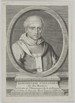 Bildnis des Barthelemi Fernandez des Martyrs