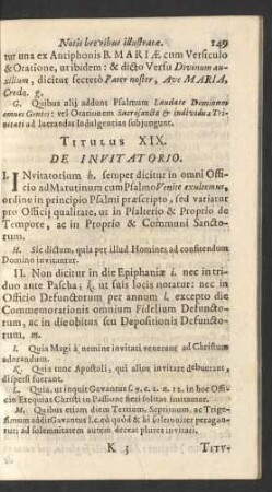 Titulus XIX.