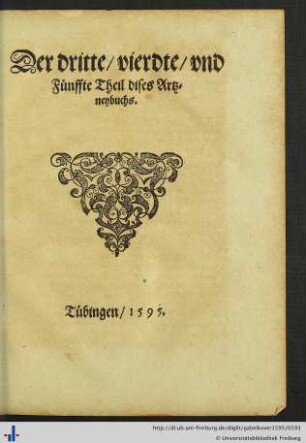 Der dritte, vierdte und fünffte Theil