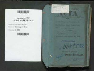 Klostermann, Rudolf 17.11.1828 - 10.03.1886; Geheimer Bergrat und Justitiar des Märkischen Bergamts zu Bochum; Prüfungs- u. Personalakten Band 2