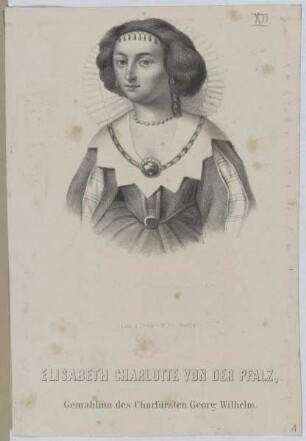 Bildnis der Elisabeth Charlotte, Kurfürstin von Brandenburg