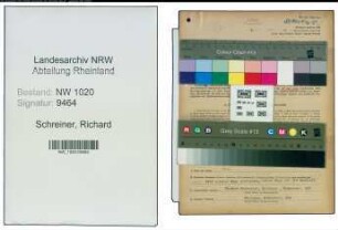 Entnazifizierung Richard Schreiner , geb. 20.01.1872 (Fabrikant)
