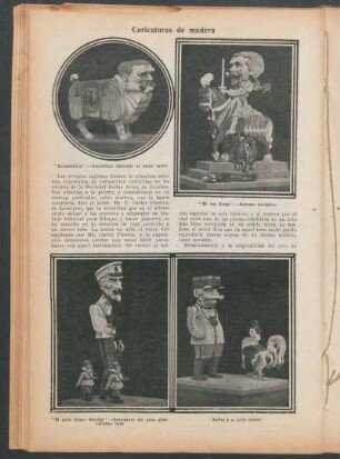 Caricaturas de madera