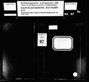 Kriegsstammrolle des 1. Landsturm-Rekrutendepots