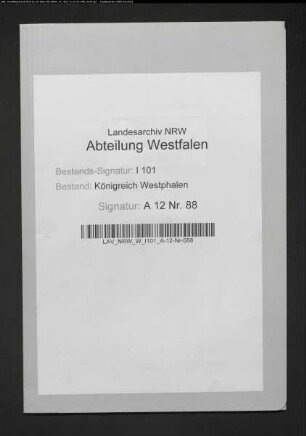 Schullehrerstelle zu Warburg