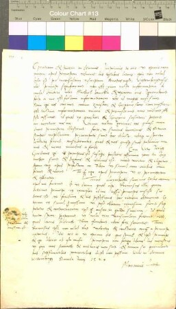 Luther an Spalatin. betrifft unter anderem: - Ehesache Hanck. - Empfehlung des Veit Jerick als Pfarrer in. Gräfenhainichen