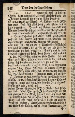 348-356, Von der bruederlichen und allgemeinen Liebe (§ 291 - 296)