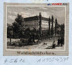 Brauerei und Restaurant "Zum Waldschlösschen" an der Bautzner Straße in Dresden