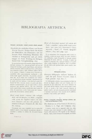 Bibliografia artistica