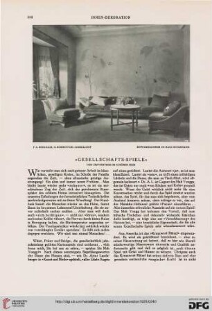 36: Gesellschafts-Spiele : vom Zeitvertreib im schönen Heim
