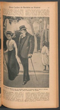 Don Carlos de Borbón en Varese