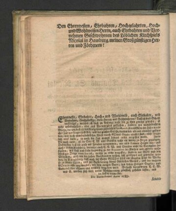 [Wahrhaftiger Bericht von dem gräulichen und erschrecklichen Brande des Thurms St. Nicolai ...]