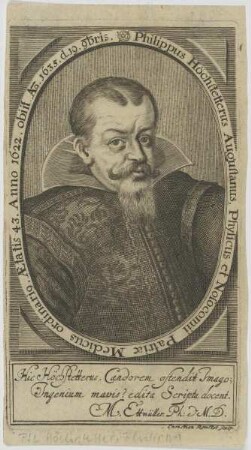 Bildnis des Philippus Hochstetterus