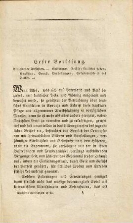 Vorlesungen über die Geschichte der teutschen Nationalliteratur. 1