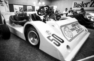 Basel (Schweiz): Racingschau; Rennwagen; anlässlich der Basler Herbstmesse