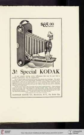Eastman Kodak Co. [3A Special Kodak Camera]