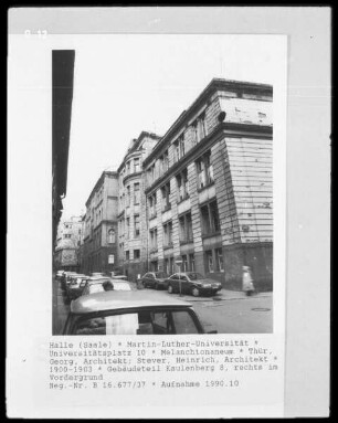 Verwaltungsgebäude der Martin-Luther-Universität