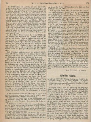 284-285 Römische Poesie
