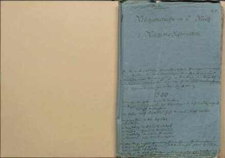Von etlichen protestantischen Theologen am 10. März 1540 auf Verlangen in Schmalkalden gestelltes Bedenken, in welchen Stücken bei dem bevorstehenden Gespräch und Versuch einer Vereinigung in der Lehre der Augsburgischen Konfession nachzugeben sei. Unterschrieben haben dieses Bedenken von Sachsen Justus Jonas D., Johann Bugenhagen D., Caspar Kreuzinger D. und Philipp Melanchthon; von Hessen Antonius Corvinus, Johann Rimaus, Balthasar Caidus; von Herzog Heinrich von Sachsen Nikolaus Scheubel; von Magdeburg Nikolaus Amsdorf; von Nassau Erasmus Sartorius; von Straßburg Martin Bucerius; von Bremen Johann Amsterdamus. Württemberg, Anhalt, Hamburg, Braunschweig, Goslar, Ulm, Esslingen, Hall, Heilbronn und Memmingen haben ihre Bedenken schriftlich überschickt. Schreiben von den Nürnberger Theologen an Luther, Jonas, Bugenhagen und Melanchthon mit Versicherung der Übereinstimmung ihrer Lehren mit jener und ihrer Beharrung darauf nebst einem Schreiben von Luther u.a. mit Mitteilung ihrer Meinungen über das bevorstehende Gespräch.