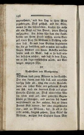 IV. Nachrichten von Montgomery.
