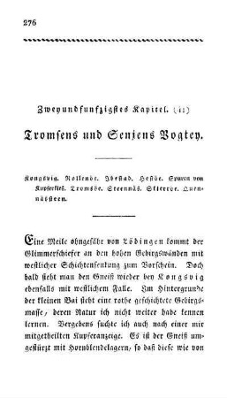 Zweyundfunfzigstes Kapitel. (41) Tromsens und Senjens Vogtey