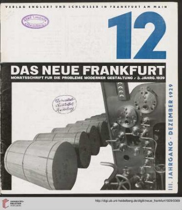 Heft 12 (Dezember 1929)