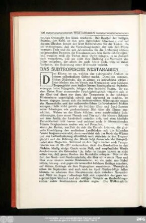 Das Subtropische Westarabien