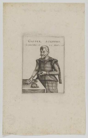 Bildnis des Gasper Scioppius