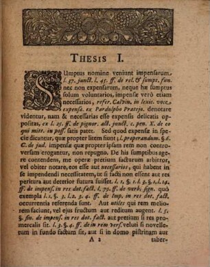 Disp. iur. de sumptibus