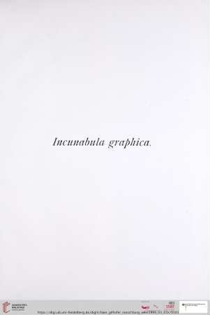 Incunabula graphica