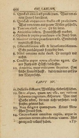 Caput XV.