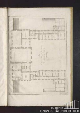 Plan du Premier Etage de la Maison de Monsieur le Comte de Schulemburg.
