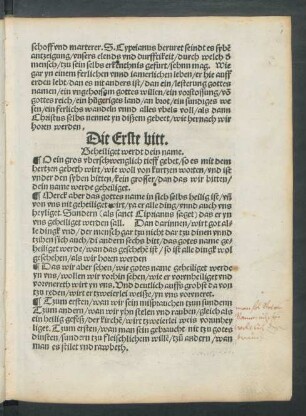 Die Erste bitt.