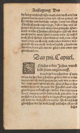 Das xvii. Capitel.