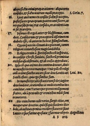 Ad Lavdem D.O.M. ac sanctorum patru[m] qui vitam monasticam coluerunt, Conclusiones 160. : sub Eckio Ingolstadii disputandae. 1527. De Votis