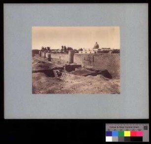 Syrien. / Damascus. Theil der Stadtmauer.