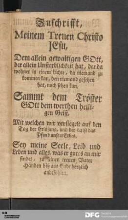 Zuschrifft [...].