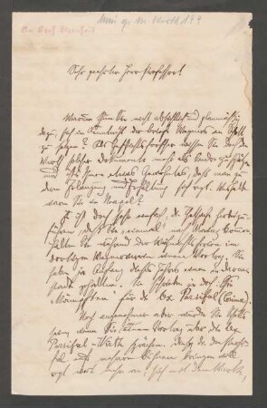 Brief an Richard Sternfeld : 03.11.1902