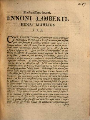 De loco Paulino, ex Cap. II, ad Coloss. v. 8 ... syzētēsis epistolica
