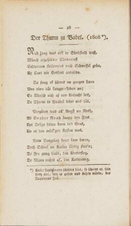 Der Thurm zu Babel.
