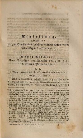 Lehrbuch des gesammten heutigen gemeinen deutschen Privatrechtes : in zwei Bänden, 1