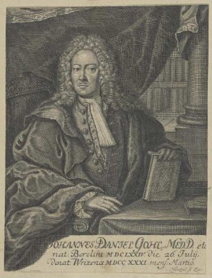 Bildnis des Johannes Daniel Gohl