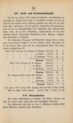 XV. Gasanstalten.