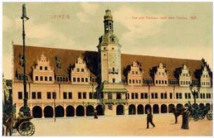 Leipzig : das alte Rathaus nach dem Neubau