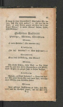 [Sechster Auftritt. - Zehnter Auftritt.]