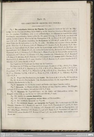 Tafel IX. Die corinthische Ordnung des Vignola